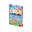 Opakowanie Puzzle 2x48 Świnka Peppa na wakacjach