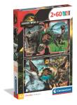 Opakowanie Puzzle 2x60 Super kolor Jurassic world 24830
