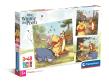 Opakowanie PUZZLE 3 x 48 EL SUPER KOLOR Winnie The Pooh