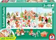 Opakowanie Puzzle 3 x 48 PQ Nareszcie święta! 114363