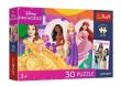 Opakowanie Puzzle 30 Disney Księżniczki + plakat TREFL
