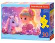 Opakowanie Puzzle 30 Princess with Unicorn