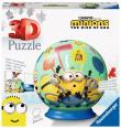 Opakowanie Puzzle 3D 72 Kula Minionki 2