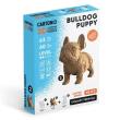 Opakowanie Puzzle 3D z kartonu Szczeniak Buldog