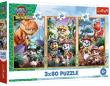 Opakowanie Puzzle 3x80 Bohaterowie dinozaurów TREFL