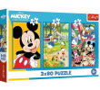 Opakowanie Puzzle 3x80 Ekipa Myszki Miki TREFL