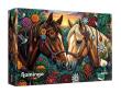 Opakowanie Puzzle 400 Flamingo - Kwiecisty galop TREFL