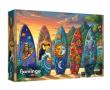 Opakowanie Puzzle 400 Flamingo -Letnia przygoda na fali TREFL