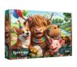 Opakowanie Puzzle 400 Flamingo - Urodzinowa ekipa TREFL