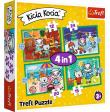 Opakowanie Puzzle 4w1 Kicia kocia i Nunuś TREFL