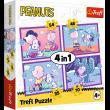 Opakowanie Puzzle 4w1 Peanuts Snoopy TREFL