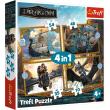 Puzzle 4w1 Smocze dni 34678. Wydawca: Trefl PAP. Dadada.pl Opakowanie Puzzle 4w1 Smocze dni 34678
