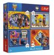 Opakowanie Puzzle 4w1 Toy Story 5 + plakat TREFL