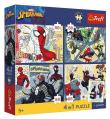 Opakowanie Puzzle 4x88el Sieć zabawy + kolekcjonerski plakat