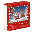 Opakowanie Puzzle 50 drewniane Christmas Mikołaj i Renifer