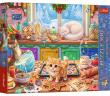 Opakowanie Puzzle 500 Cozy Winter: Świąteczne kotki TREFL