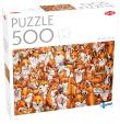 Okładka książki Puzzle 500 el. Foxes /59214/