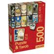 Opakowanie Puzzle 500 Koty + karty Tarota
