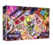 Opakowanie Puzzle 600 Flamingo - Mój mały świat TREFL