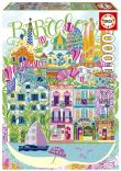 Opakowanie Puzzle Barcelona / Hiszpania Car Pintos 1000 el 114120