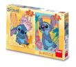 Opakowanie Puzzle Disney Zakochany Stitch 2w1 24 i 48el