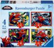 Opakowanie Puzzle dla dzieci 2D 4w1: Ultimate Spiderman