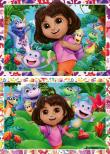 Opakowanie Puzzle dla dzieci 2D: Dora 2x24el