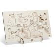 Opakowanie Puzzle drewniane Ani mru mru Rasy kotów