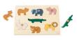 Opakowanie Puzzle drewniane ze zwierzętami 7el