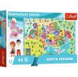Opakowanie Puzzle edukacyjne 44 Mapa Ukrainy UA TREFL
