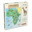 Opakowanie Puzzle edukacyjne Afryka 120el