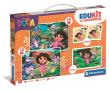 Opakowanie Puzzle+ Gra 4w1 Edukit Dora 18209