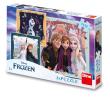 Opakowanie Puzzle Kraina Lodu Radosny Dzień 3x55el