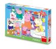 Opakowanie Puzzle Świnka Peppa 3x55el