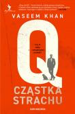 Q. Cząstka strachu. Autor: Khan Vaseem. Dadada.pl Okładka książki Q. Cząstka strachu