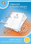 Okładka książki Religia Trwajcie w miłości mojej Karty pracy dla klasy IV szkoła podstawowa