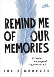 Okładka książki Remind Me of Our Memories. Fale naszych wspomnień