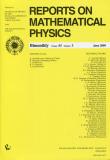 Opakowanie Reports on Mathematical Physics 63/3 2009