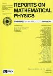 Okładka książki Reports on Mathematical Physics 77/1