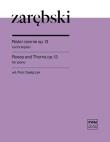Okładka książki Róże i ciernie op.13 na fortepian