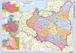 Ścienna historyczna mapa Polski. Autor:   Praca zbiorowa. Dadada.pl Okładka książki Ścienna historyczna mapa Polski