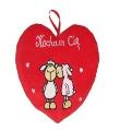 Opakowanie Serce Kocham Cię - Owce 15cm