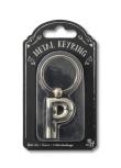 Opakowanie Silver Letter Keyring - brelok do kluczy litera P