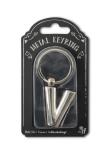 Opakowanie Silver Letter Keyring - brelok do kluczy litera V