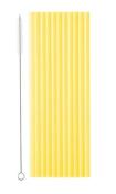 Opakowanie Słomki plastikowe żółte 23cm 12 szt