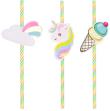 Opakowanie Słomki Unicorn 19,5m 6szt PARTY GO