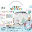 Opakowanie Śnieżny Zestaw sensoryczny DIY świecący słoik