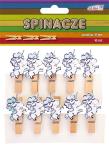 Opakowanie Spinacze drewniane jednorożce 35mm 10szt