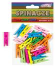Opakowanie Spinacze drewniane kolorowe 3cm 25szt