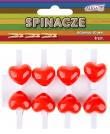 Opakowanie Spinacze drewniane serca 3cm 8szt